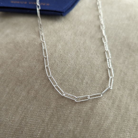 Monica Vinader Alta Textured Chain Necklace Adjustable 61cm/24' - Picture 7 of 8